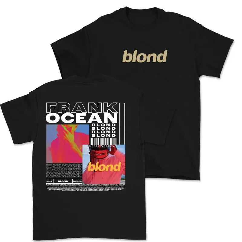 Frank Ocean BLOND Short Sleeve Shirt, Blond Album, Frank Ocean Blond Album Cover Tee, Gif for him, Vintage Style Tee,...