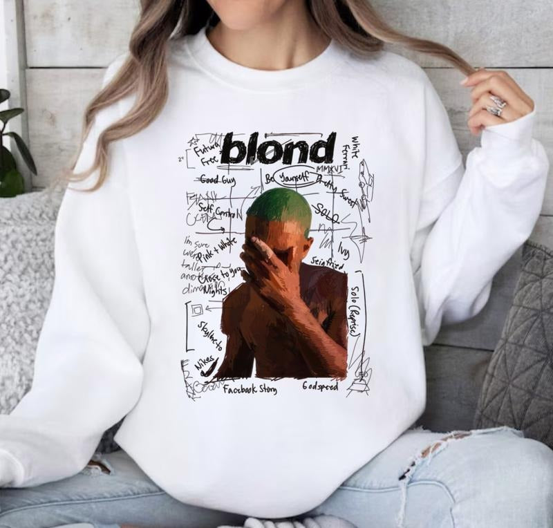 Frank Ocean Blond Album Shirt, Frank Ocean Fan Shirt Hoodie, Sweatshirt | UrbanDripWear.com