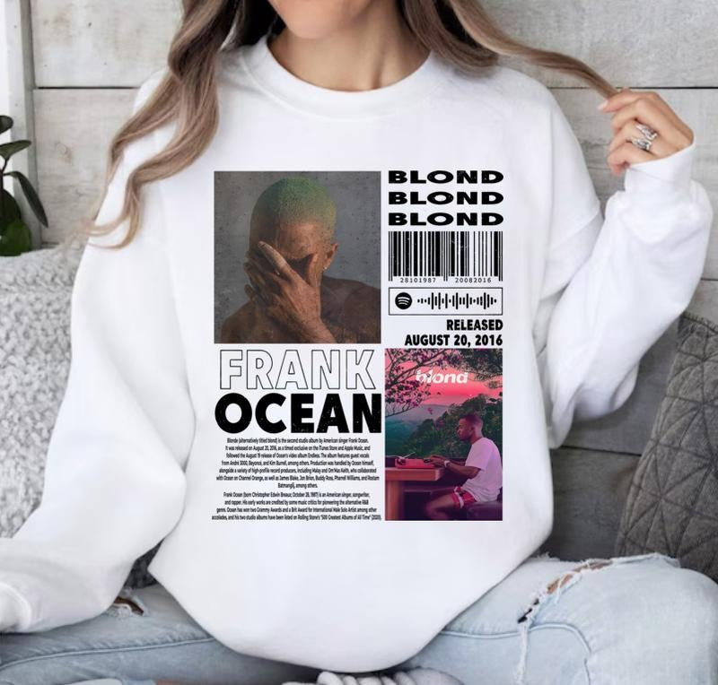 Frank Ocean Blond Sweatshirt, Frank Ocean Shirt Hoodie | UrbanDripWear.com