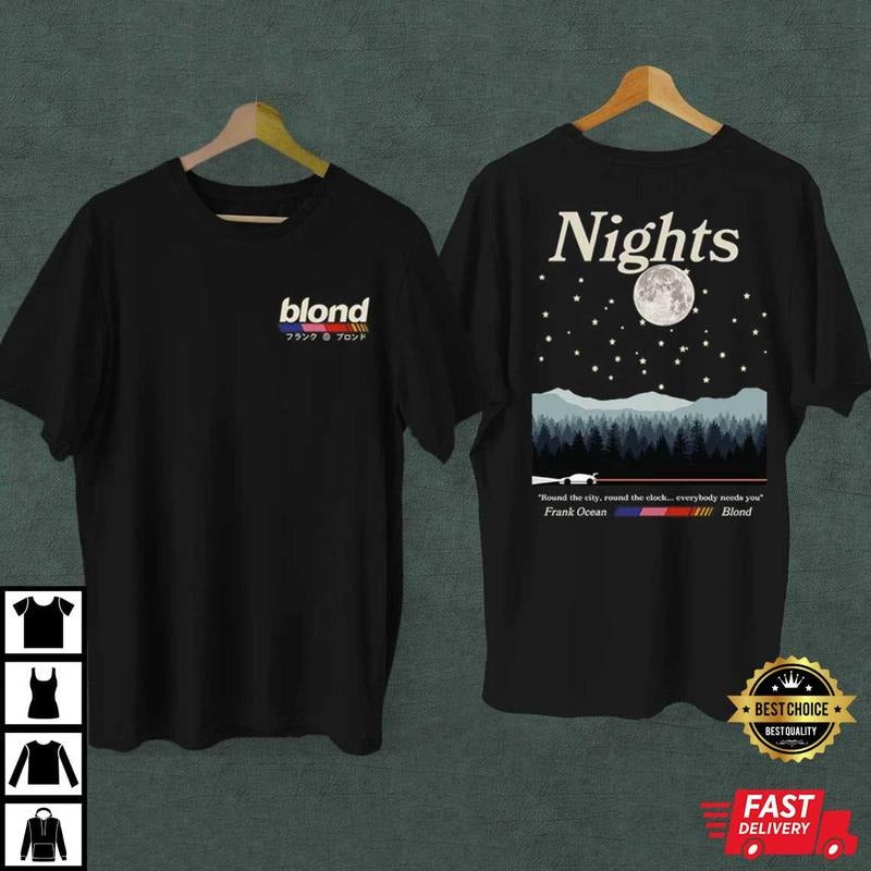 Frank Ocean Nights Tee, Frank Ocean Blond Shirt, Gift For Fan Hoodie, Sweatshirt | UrbanDripWear.com