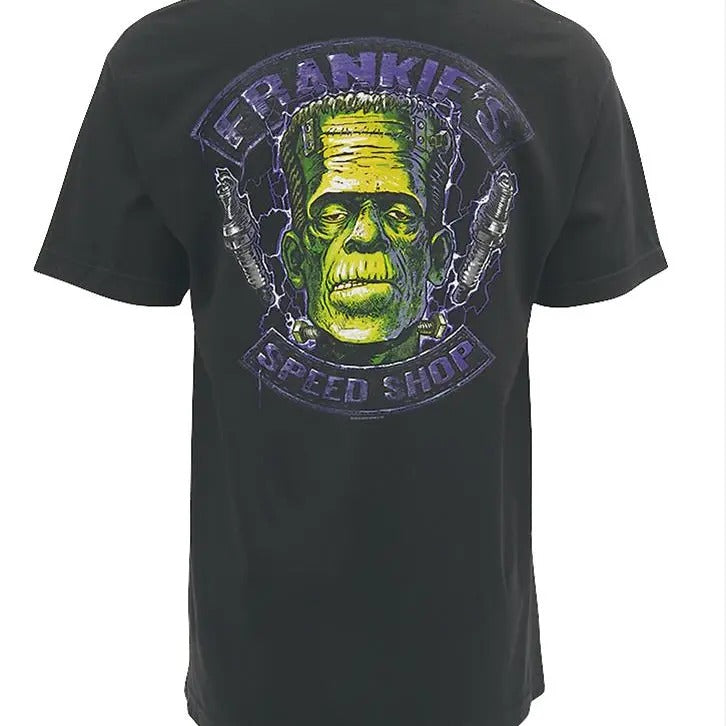 Frankie's Speed Shop T-Shirt mens  clothing Crewneck Cotton Hoodie, Sweatshirt | UrbanDripWear.com