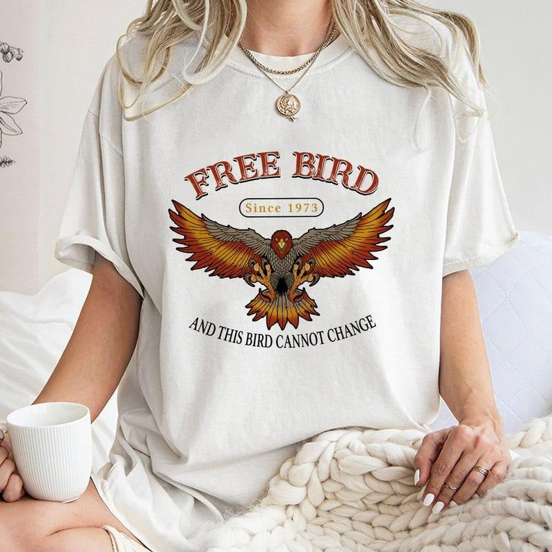 Free Bird Shirt, Trending Tee Shirt, Funny Bird Watcher Shirt, Rock Band T-Shirt Hoodie, Sweatshirt | UrbanDripWear.com