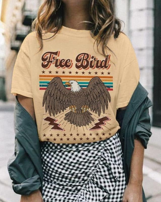 Free Bird T-Shirt, Oversized Tee, Trendy TT-Shirt, Hippie Floral Tee swampdonkey shirt Hoodie, Sweatshirt | UrbanDripWear.com