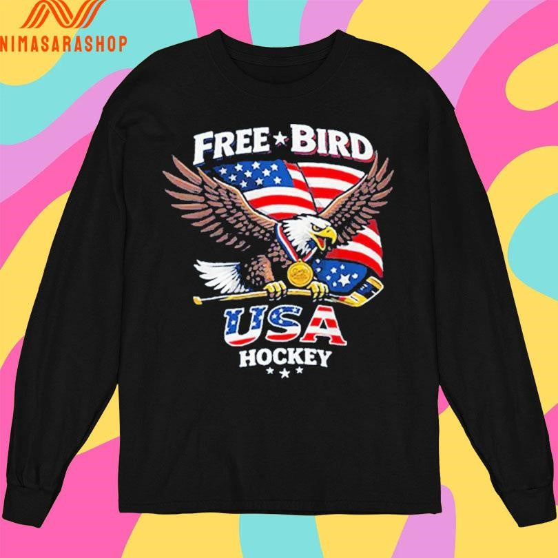 Free Bird Usa Hockey Gold Medal Hockey 2026 Shirts