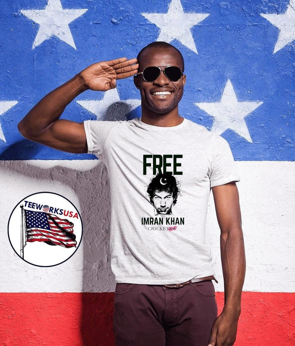 Free Imran Khan Cricket Pakistan Star shirt