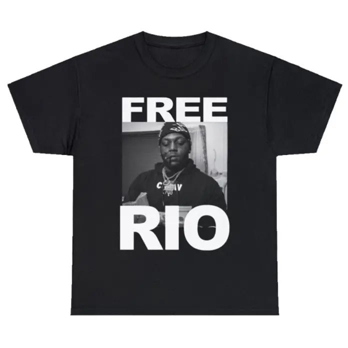 Free Rio Shirt Rio Da Yung OG Tee Classic Cotton Fabric Menswear - Shirt Graphic Shirt Hoodie, Sweatshirt | UrbanDripWear.com