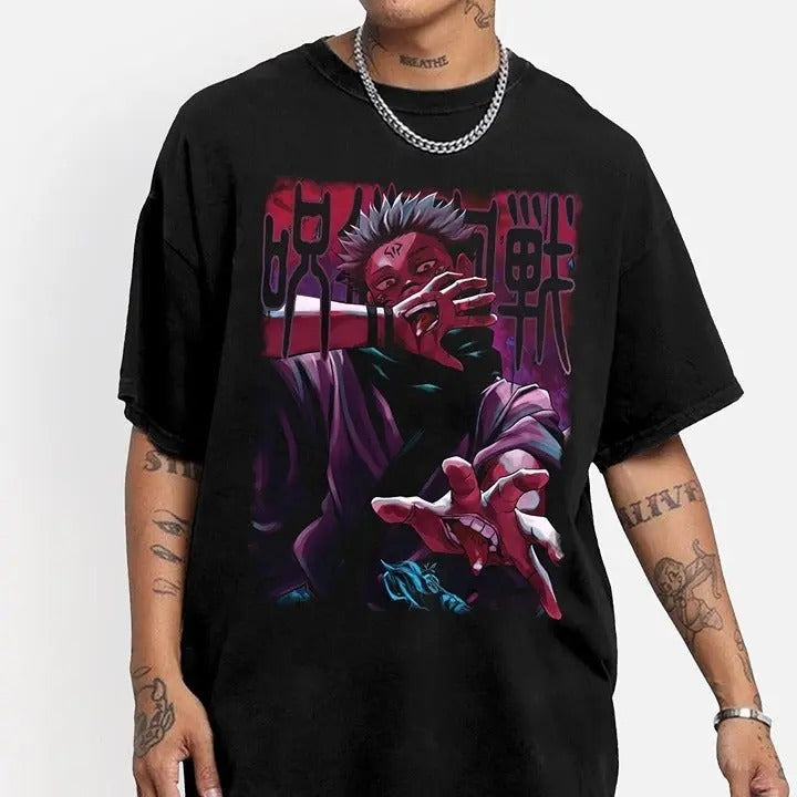 Free Shipping_Ryomen Sukuna Anime Shirt Hoodie, Sweatshirt | UrbanDripWear.com