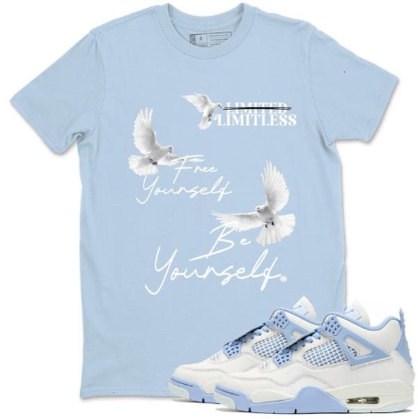 Free Yourself Be Yourself Sneaker Tee - Unisex Sneaker Shirts To Match 4 Forget Me Not Hoodie, Sweatshirt | UrbanDripWear.com