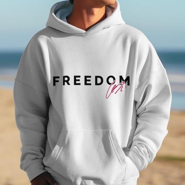 Freed0m Shirt, Motivational Shirt, Patriotic Graphic Pullover, Inspirational Quote Shirt, Unisex Streetwear, Gift for Men...