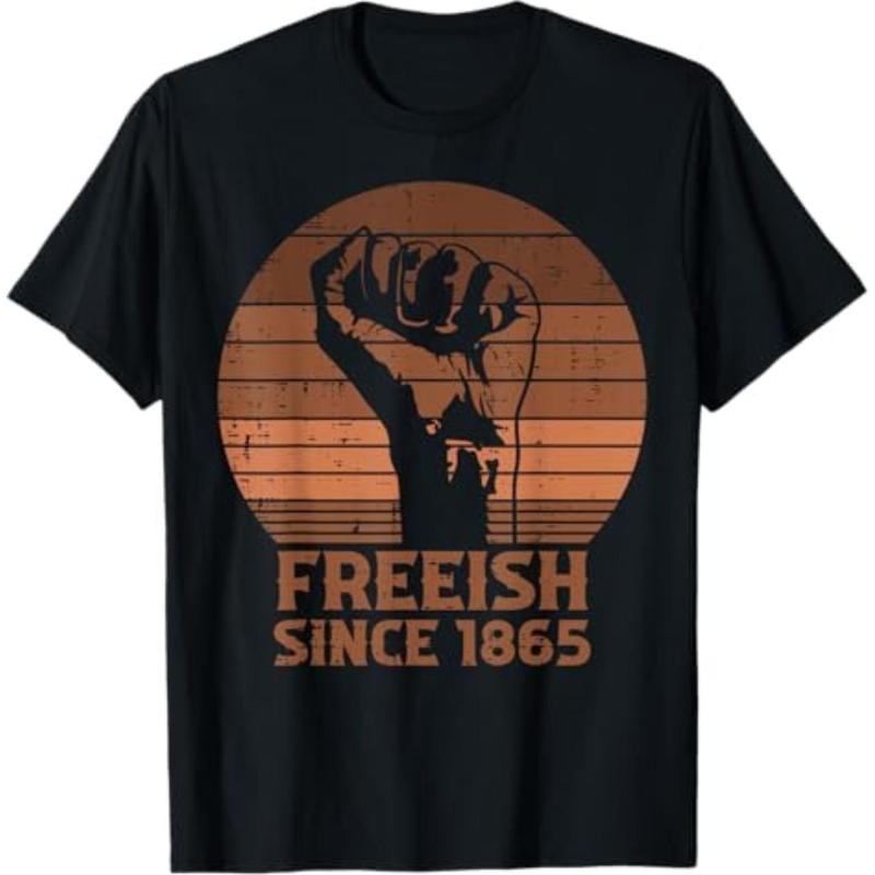 Freeish Since 1865 Fist Black Juneteenth African American T-Shirt Hoodie, Sweatshirt | UrbanDripWear.com