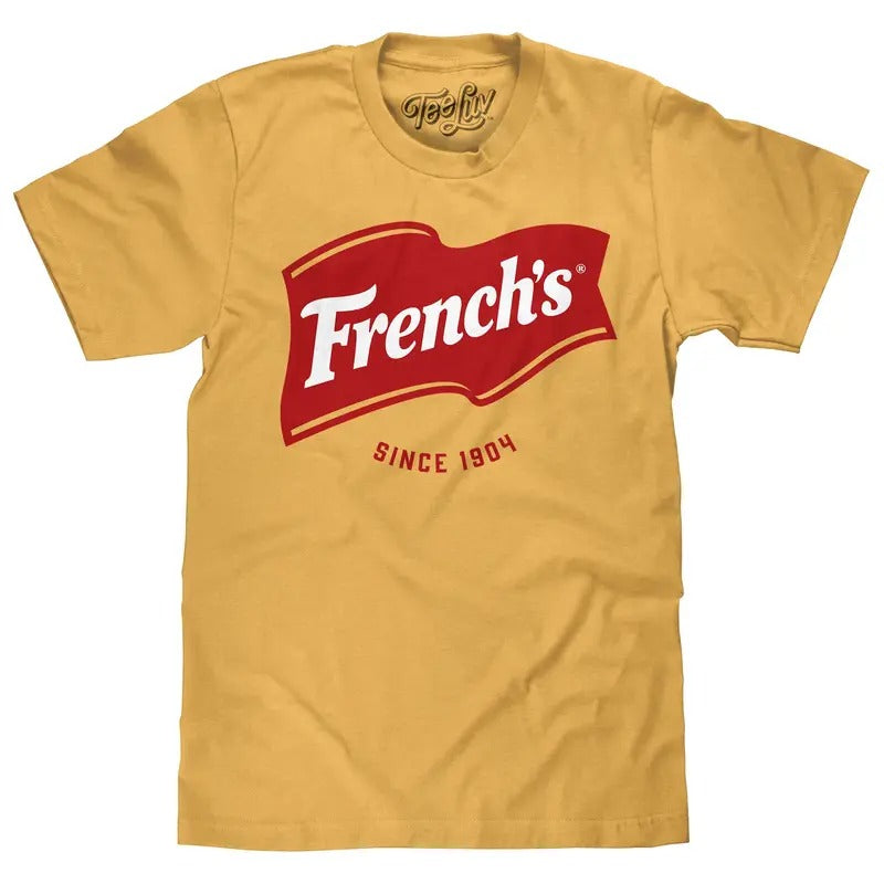 French's Mustard Since 1904 T-Shirt - Yellow Hoodie, Sweatshirt | UrbanDripWear.com