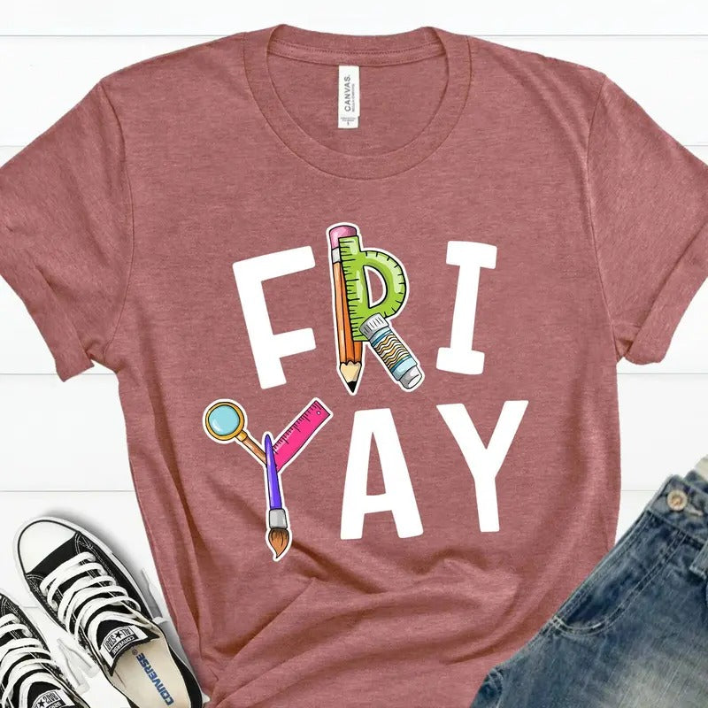 Fri-yay Shirt Friyay Funny Teacher Shirt Latarshia Grant Hoodie, Sweatshirt | UrbanDripWear.com
