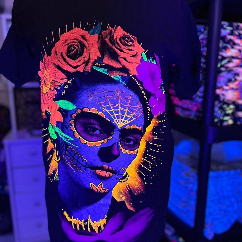 Frida catrina doble vista t-shirt Casual Cotton Black Hoodie, Sweatshirt | UrbanDripWear.com