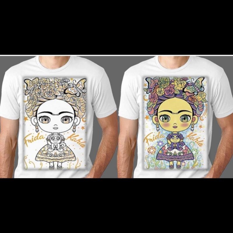 Frida changing color t-shirt Hoodie, Sweatshirt | UrbanDripWear.com