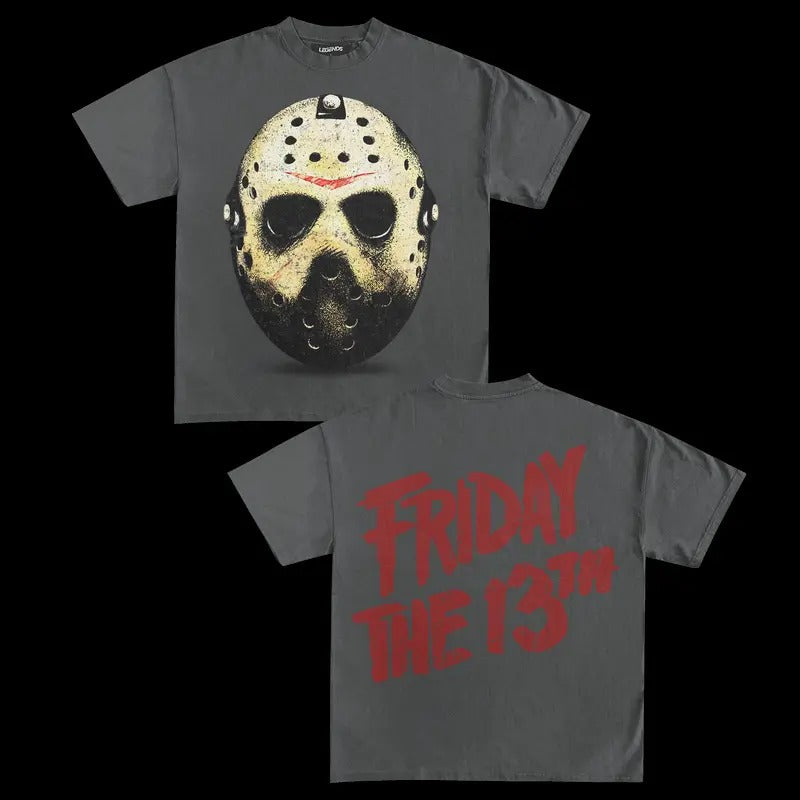 Friday The 13th Graphic Tee - Unisex Cotton T-shirt - Menswear Hoodie, Sweatshirt | UrbanDripWear.com