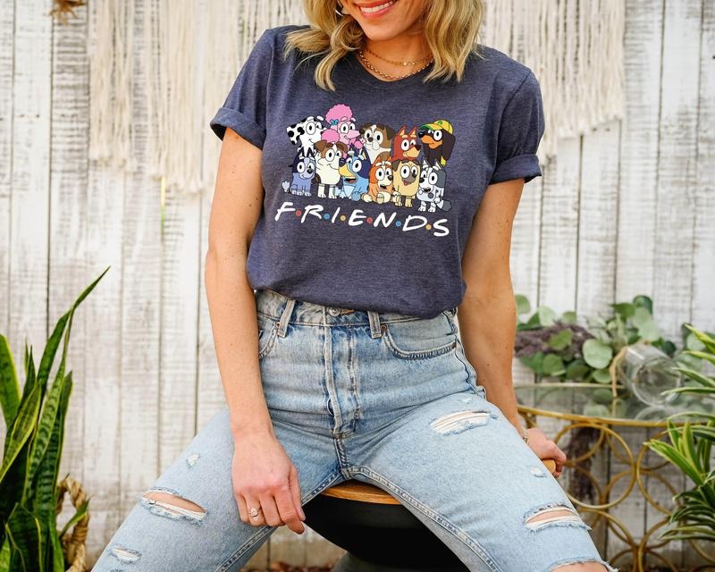 Friends T-shirt, Bluey  sweater Hoodie, Sweatshirt | UrbanDripWear.com