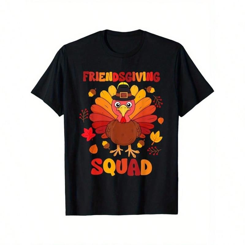 Friendsgiving Squad Thanksgiving Turkey Day T-Shirt