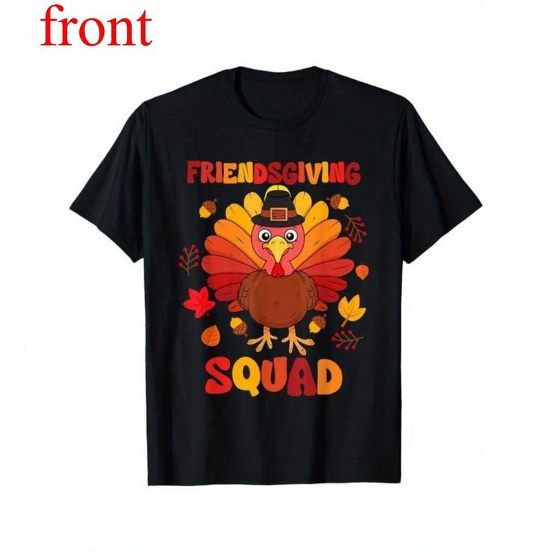 Friendsgiving Squad Thanksgiving Turkey Day T-Shirt