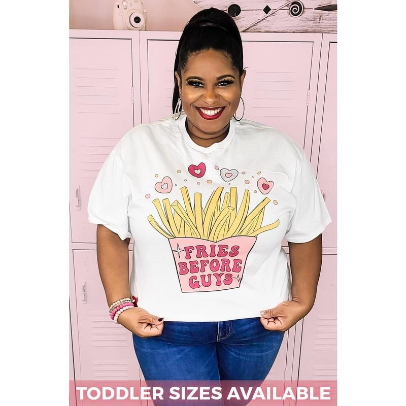 Fries Before Guys T-Shirt Hoodie, Sweatshirt | UrbanDripWear.com