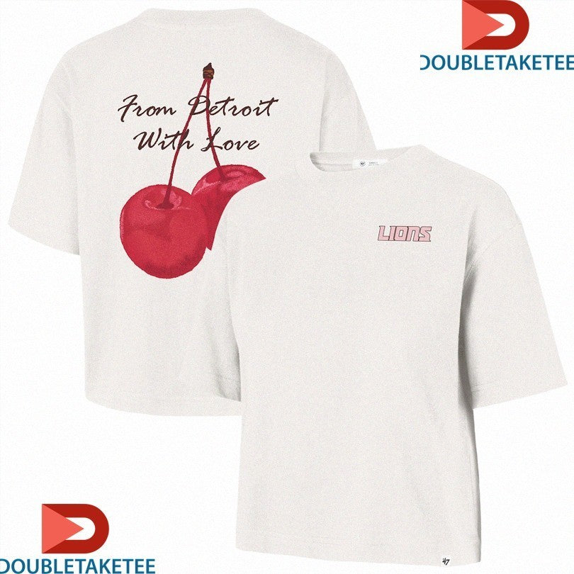 From Detroit Lions With Love Letter Reed City Cherry Shirts