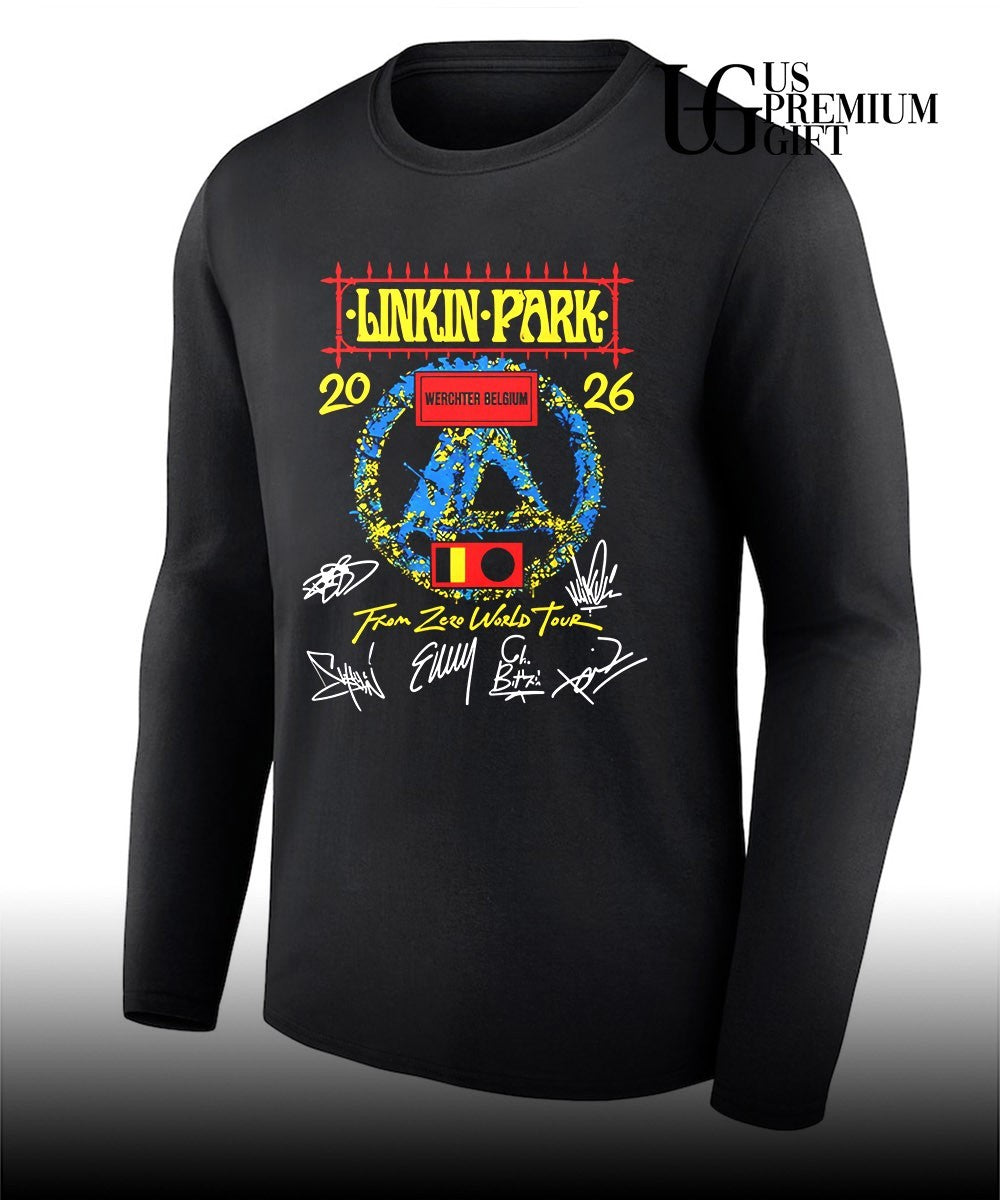 From Zero World Tour 2026 Werchter Belgium Signatures Concert Event shirt