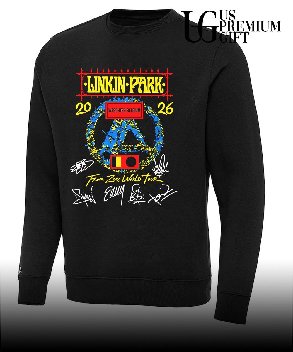 From Zero World Tour 2026 Werchter Belgium Signatures Concert Event shirt