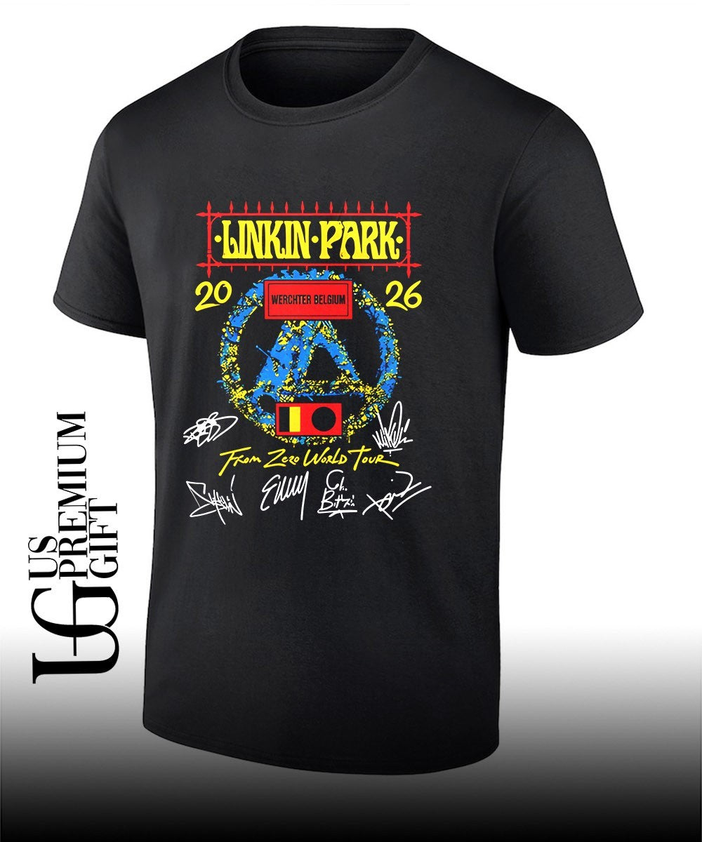 From Zero World Tour 2026 Werchter Belgium Signatures Concert Event shirt