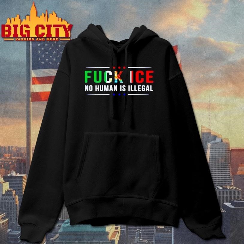 Fuck Ice No Human Is Illegal Mexico Flag Shirt