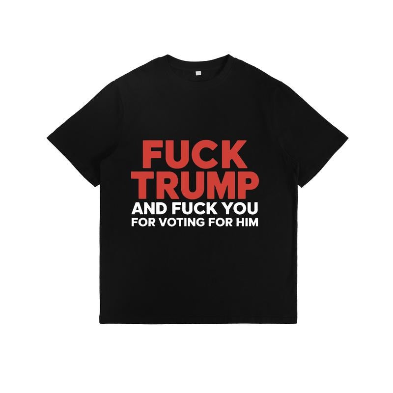 Fuck Trump T-Shirt, Funny Anti Trump t-shirt, Funny Fuck Trump shirt, anti-republican shirt. Support Kamala Harris Shirt,...