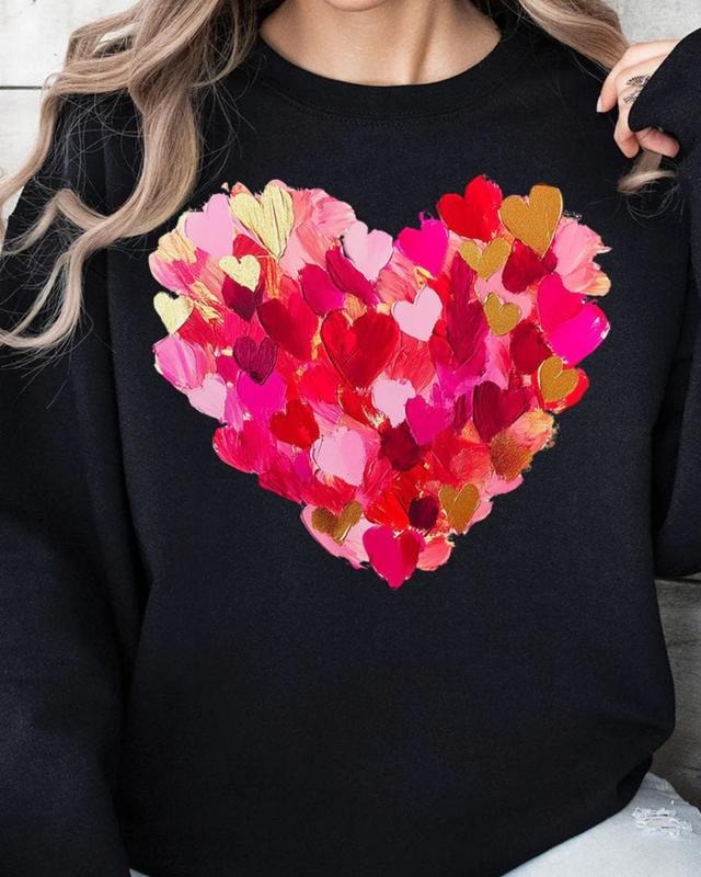 Full Of Love Unisex NuBlend Crew Sweatshirt VALENTINE HEART T-Shirts, Hoodie | UrbanDripWear.com