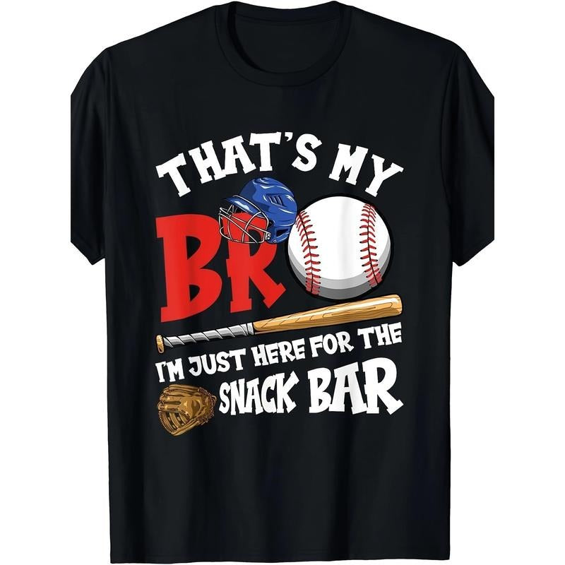Fun Brotherly Love 220g Baseball T-Shirt - That's My Brother Design made in usa Hoodie, Sweatshirt | UrbanDripWear.com