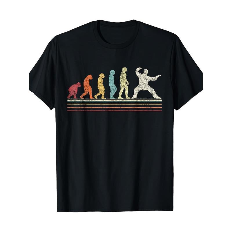 Fun Tai Chi evolved Chinese martial arts retro retro 100% cotton T-shirt Made in USA Hoodie, Sweatshirt | UrbanDripWear.com