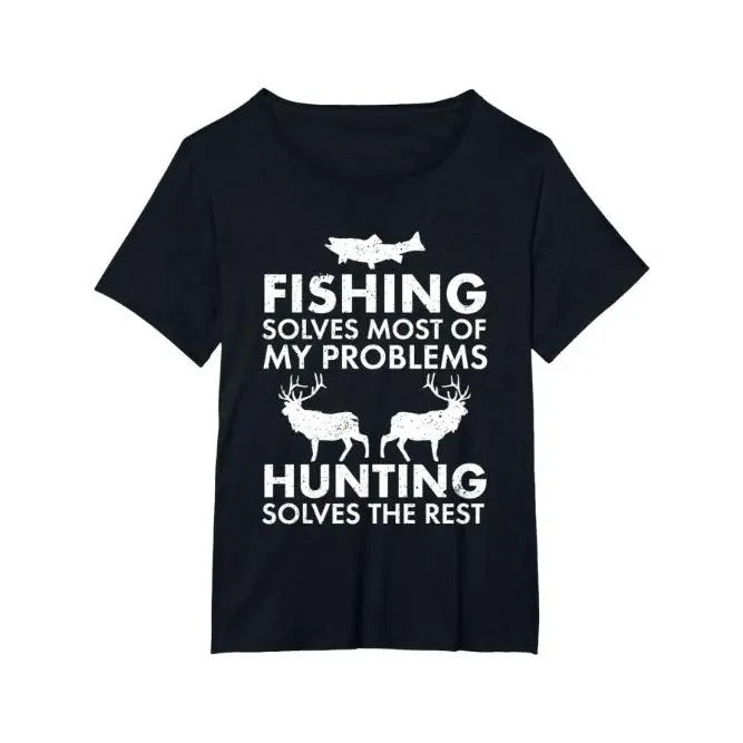 Fun fishing and hunting gift Christmas Humor Hunter Cool T-shirt Made in USA Hoodie, Sweatshirt | UrbanDripWear.com