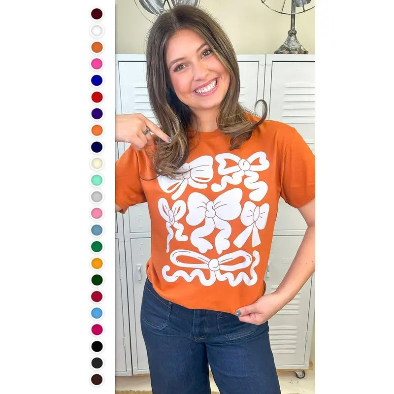 Funky Bows Graphic T-Shirt Hoodie, Sweatshirt | UrbanDripWear.com