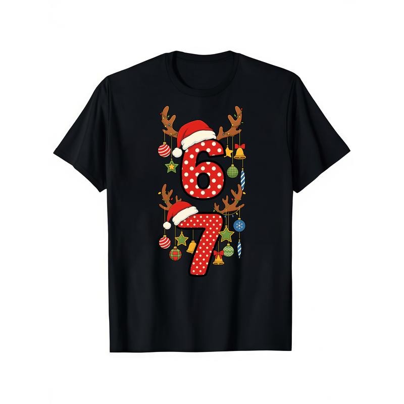 Funny 67 Six Seven Christmas Unisex Xmas 6 7 T-Shirt Hoodie, Sweatshirt | UrbanDripWear.com