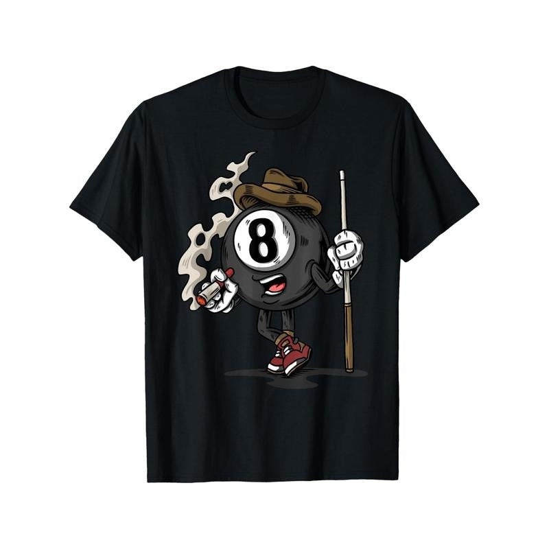 Funny 8 Ball Billiard Pool Player Eight Ball Billiards T-Shirt Made in USA Hoodie, Sweatshirt | UrbanDripWear.com