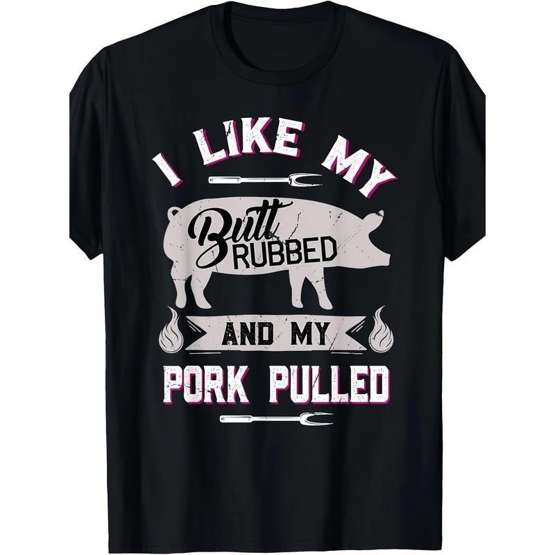Funny BBQ Grilling Quote Pig Pulled Pork T-Shirt Made in USA Hoodie, Sweatshirt | UrbanDripWear.com