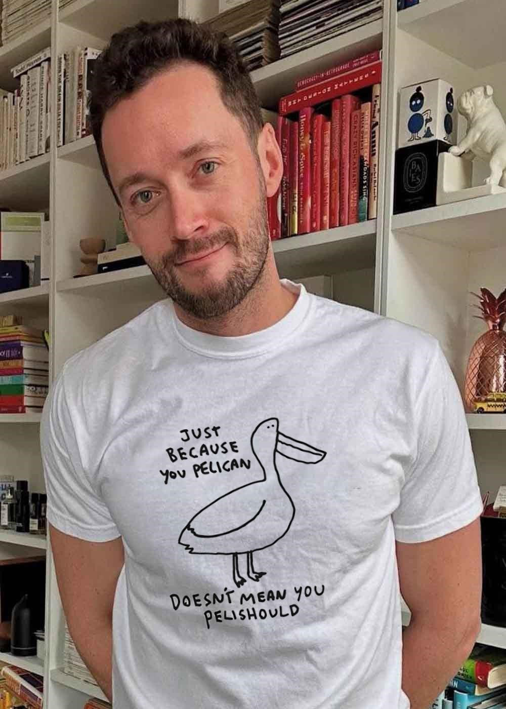 Funny Bird Humor Just Because You Can Does Not Mean You Should T-Shirt