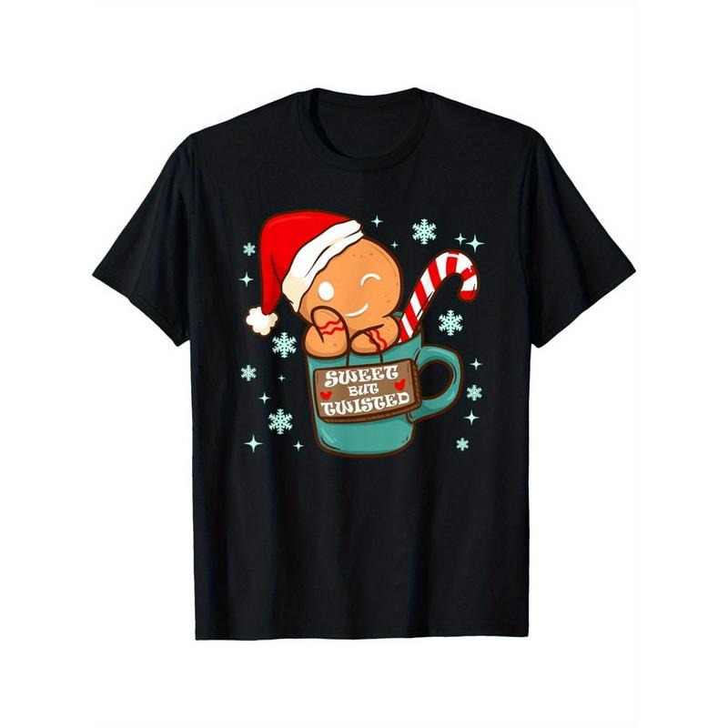 Funny Christmas Sweet Twisted Gingerbread Candy Cane Men's T-Shirt made in usa Hoodie, Sweatshirt | UrbanDripWear.com