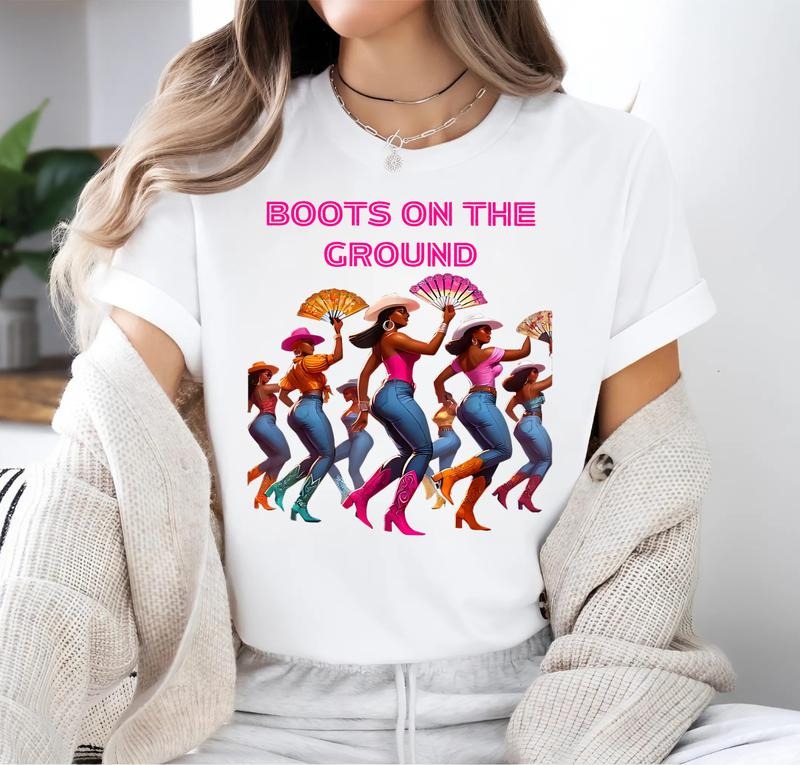 Funny Cowgirl Boots Bling Women Gifts Cute Love Country Life T-Shirt 100% cotton Hoodie, Sweatshirt | UrbanDripWear.com