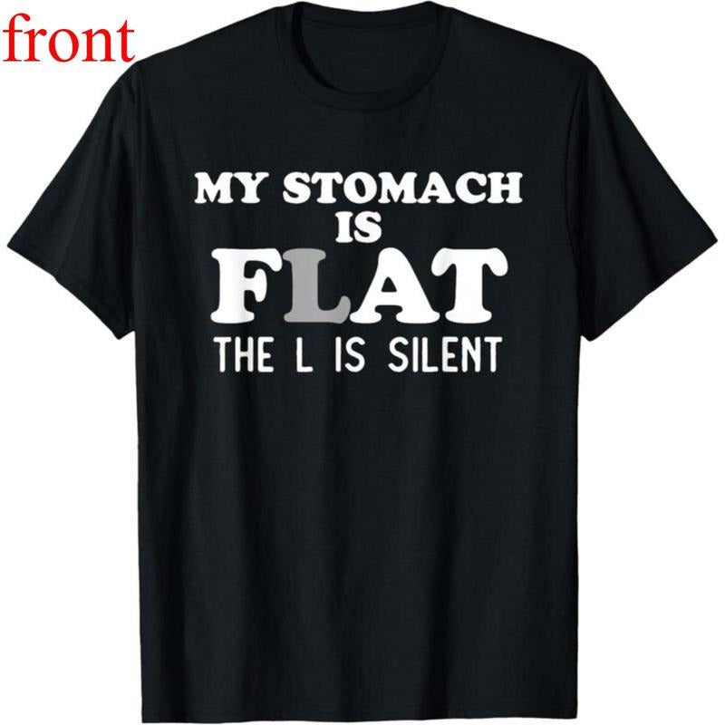 Funny Fat Guy Joke Gift For Men Women Big Belly Stomach Meme T-Shirt Pure Cotton Graphic Tees Menswear Top: Gifts for Men...