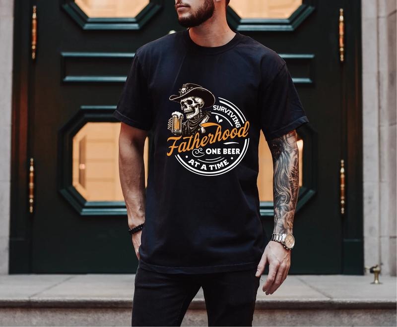 Funny Fatherhood Shirt Dad Shirt Fathers Day Shirt Gift For Dad Dad Joke Shirt Trendy Shirt Skeleton Dad Shirt  T-shirt,...