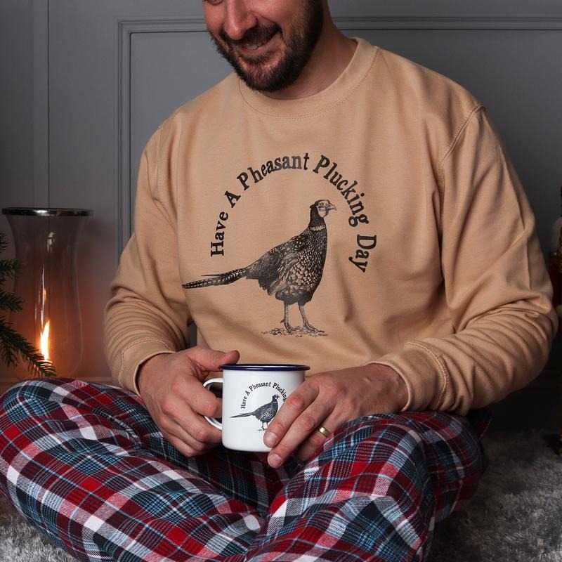 Funny Festive Pheasant Sweatshirt for Winter Holidays T-Shirts, Hoodie | UrbanDripWear.com