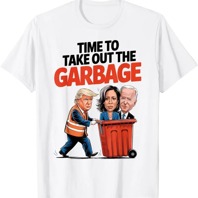 Funny Garbage For Trump 2024 - Time To Take Out The Garbage T-Shirt Hoodie, Sweatshirt | UrbanDripWear.com
