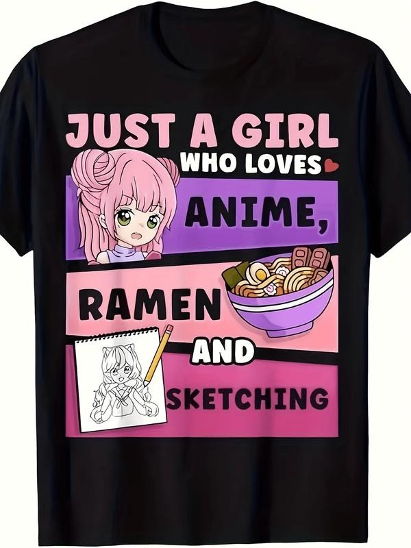 Funny Girl Pattern Trendy Printed Men'S T-Shirt 100% Cotton Comfortable Black Short Sleeve --- Perfect Gift For Friends...