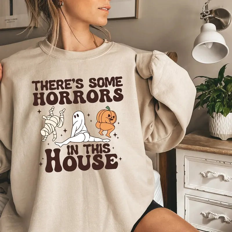 Funny Halloween Sweatshirt, Retro Halloween Pumpkin Shirt, Funny Halloween Shirt, Spooky Season Shirt, Pumpkin Fall...