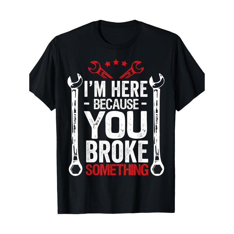 [Funny Husband Gift Tee] Funny Mechanic Husband Gift T-Shirt