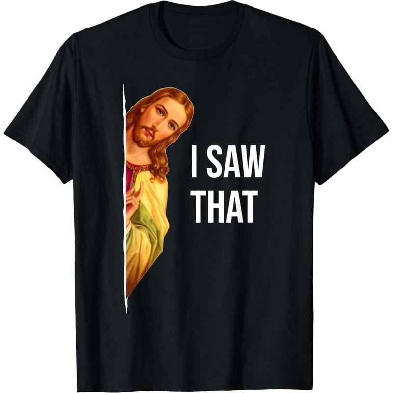 Funny Jesus Meme Quote T-Shirt - Men's & Women's Classic Fit Crew Neck, Black Hoodie, Sweatshirt | UrbanDripWear.com