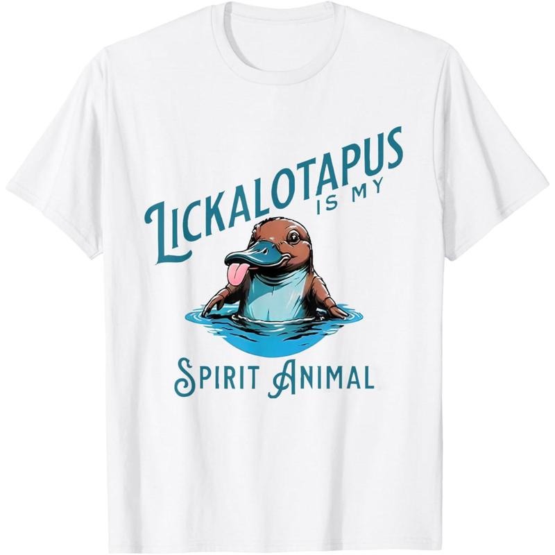 Funny Lickalotopus is My Spirit Animal Funny Platypus Humor T-Shirt made in usa Hoodie, Sweatshirt | UrbanDripWear.com