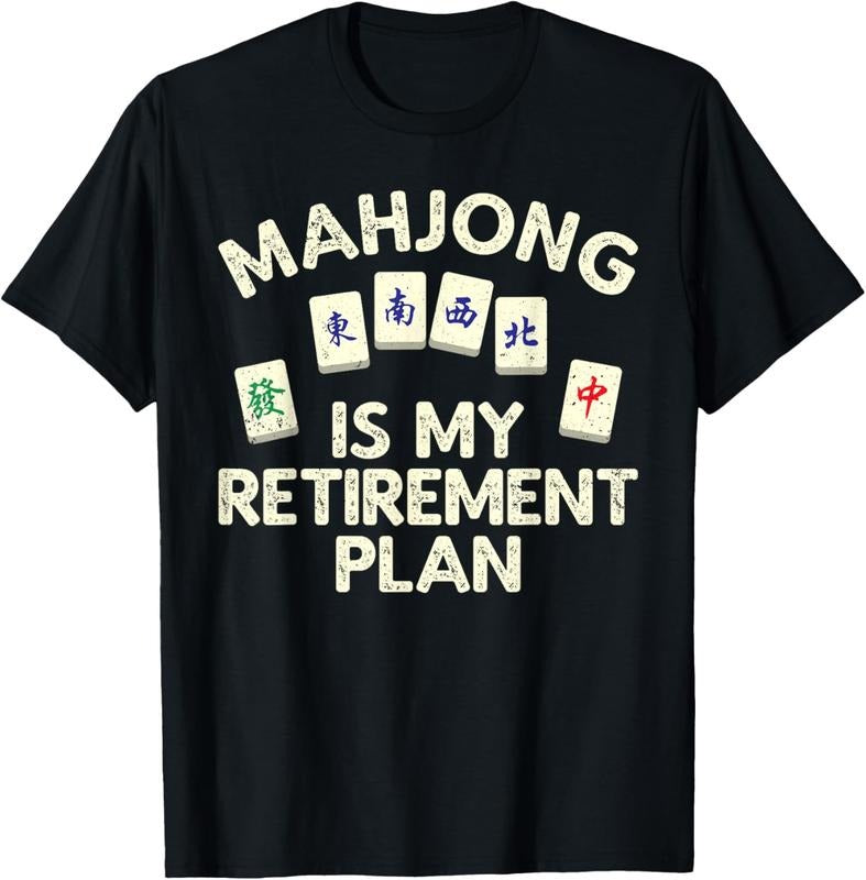 Funny Mahjong Design For Men Women Mahjong Player Retirement T-Shirt Hoodie, Sweatshirt | UrbanDripWear.com
